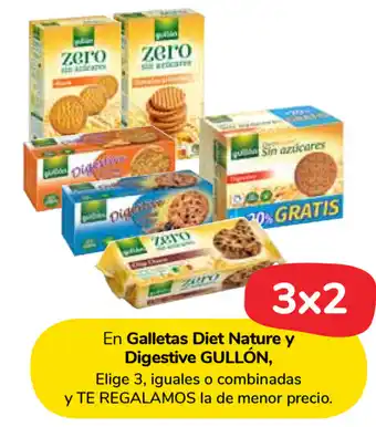 Carrefour Market Gullón En Galletas Diet Nature y Digestive oferta