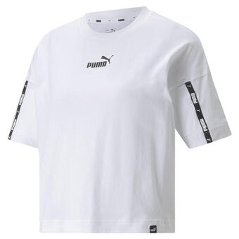 Decathlon Camiseta mujer puma power tape cropped blanco oferta