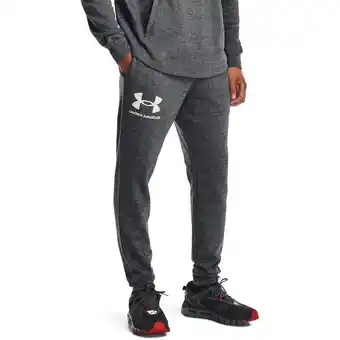 Decathlon Pantalones under armour ua rival terry, gris, hombres oferta