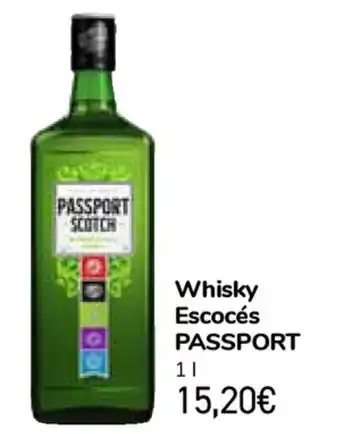 Carrefour Market Passport Whisky Escocés 1L oferta