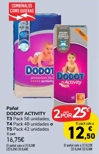 Carrefour Market Dodot Activity Pañal oferta