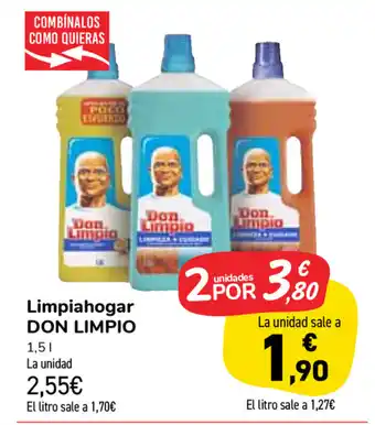 Carrefour Market Don Limpio Limpiahogar 1,5L oferta