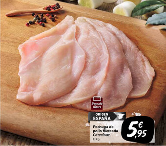 Carrefour Market Carrefour Pechuga de pollo fileteada oferta