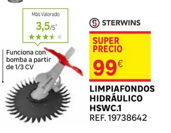 Leroy Merlin Limpiafondos Hidráulico Hswc.1 Sterwins oferta