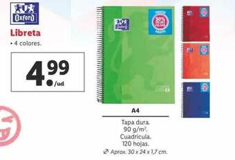 Lidl Libreta oferta