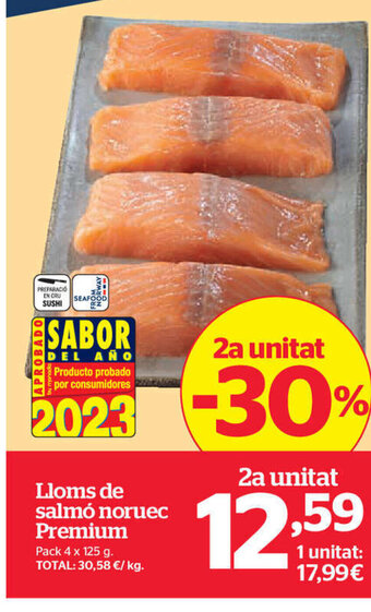 La Sirena Lloms de salmó noruec Premium oferta