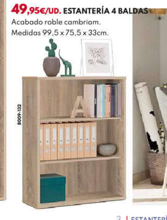 BricoCentro ESTANTERÍA 4 BALDAS oferta