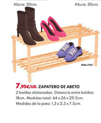 BricoCentro ZAPATERO DE ABETO oferta