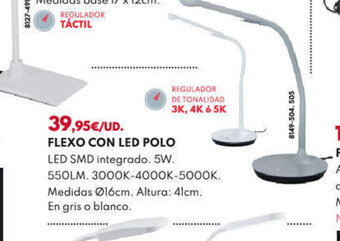 BricoCentro Flexo con led Polo oferta