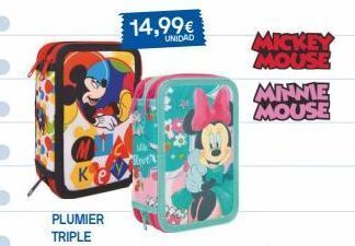 Juguettos Kev  14,99€  unidad  mickey mouse  minnie mouse oferta
