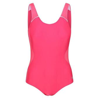 Decathlon Bañador entero de una pieza active para mujer rosa rethink, rosa tropical oferta