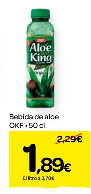 Dialprix Bebida de aloe OKF 50 cl oferta