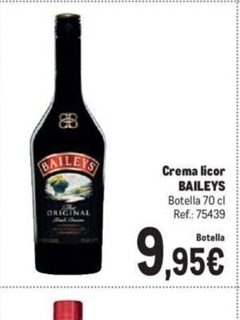 Makro Crema licor BAILEYS Botella 70 cl Ref.: 75439 oferta