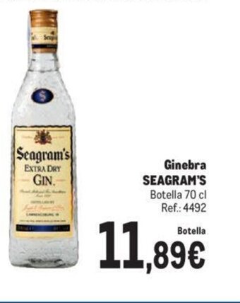 Makro Ginebra SEAGRAM'S Botella 70 cl Ref.: 4492 oferta