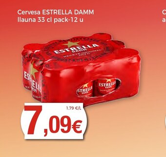 Keisy Cervesa ESTRELLA DAMM llauna 33 cl pack-12 u oferta