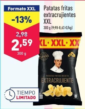 ALDI Patatas fritas extracrujientes xxl oferta