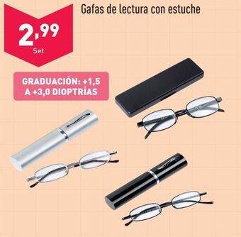 ALDI Gafas de lectura con estuche oferta