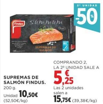 Supercor SUPREMAS DE SALMÓN FINDUS. 200 g. oferta