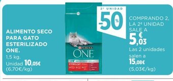 Supercor ALIMENTO SECO PARA GATO ESTERILIZADO ONE oferta