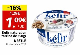 Maskom Supermercados Kefir natural en tarrina de 150gr oferta