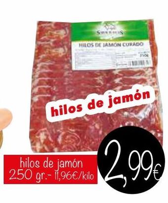 Supermercados Piedra Jamón oferta