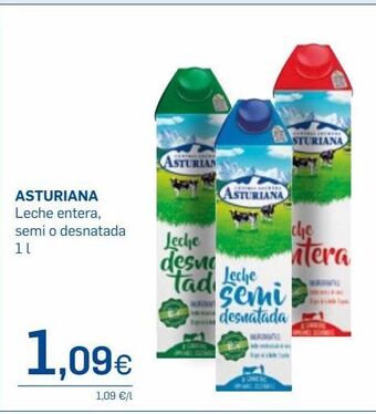 Supermercados Plaza Leche central lechera asturiana oferta