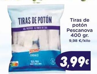 Supermercados Piedra Tiras de pota pescanova oferta