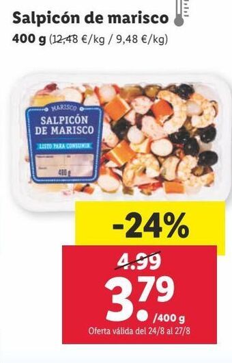 Lidl Salpicón de marisco oferta