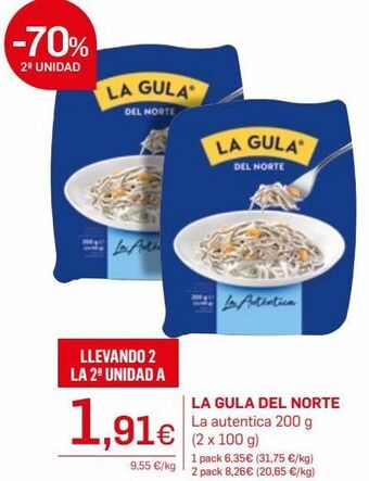 Supermercados Plaza Angulas en aceite la gula del norte oferta