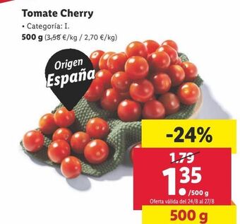 Lidl Tomate cherry oferta
