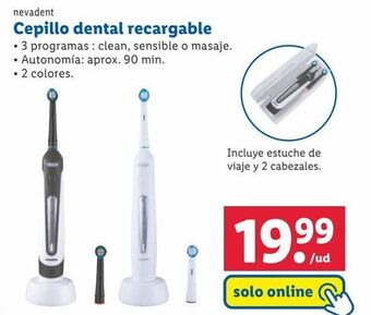 Lidl Cepillo de dientes nevadent oferta