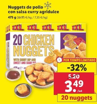 Lidl Nuggets de pollo oferta