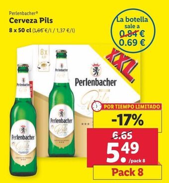 Lidl Cerveza perlenbacher oferta
