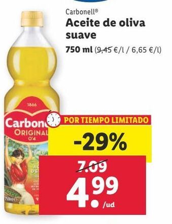 Lidl Aceite de oliva carbonell oferta