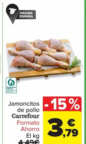 Carrefour Jamoncitos de pollo Carrefour Formato Ahorro oferta