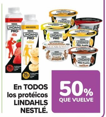 Carrefour En TODOS los protéicos LINDAHLS NESTLÉ. oferta