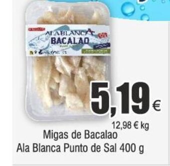 FROIZ Migas de Bacalao Ala Blanca Punto de Sal 400 g oferta