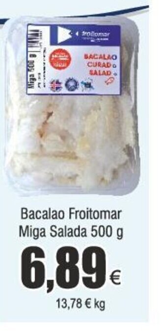 FROIZ Bacalao Froitomar Miga Salada 500 g oferta