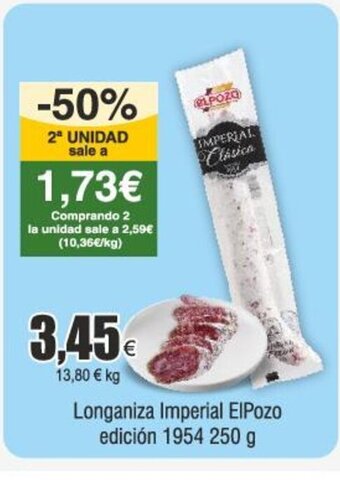 FROIZ Longaniza Imperial ElPozo edición 1954 250 g oferta