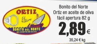 FROIZ Bonito del Norte Ortiz en aceite de oliva fácil apertura 82 g oferta