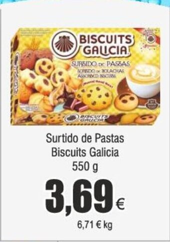 FROIZ Surtido de Pastas Biscuits Galicia 550 g oferta