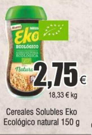 FROIZ Cereales Solubles Eko Ecológico natural 150 g oferta
