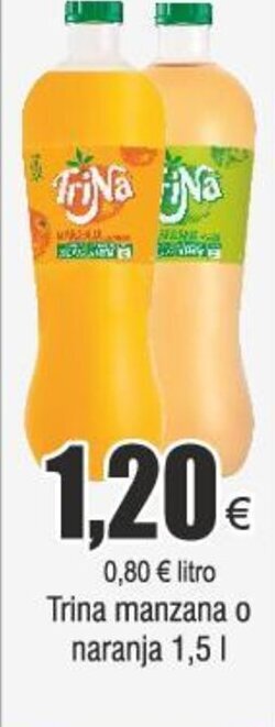 FROIZ Trina manzana o naranja 1,5 L oferta