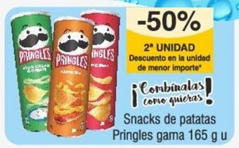 FROIZ Snacks de patatas Pringles gama 165 g u oferta