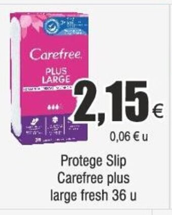 FROIZ Protege Slip Carefree plus large fresh 36 u oferta