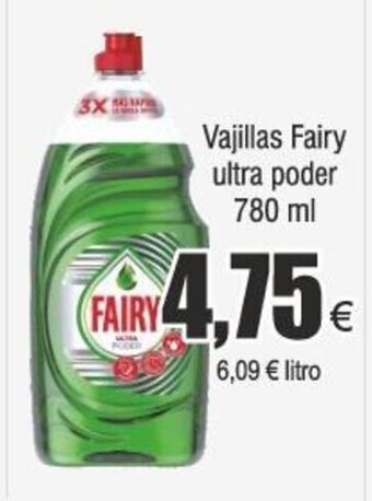 FROIZ Vajillas Fairy ultra poder 780 ml oferta