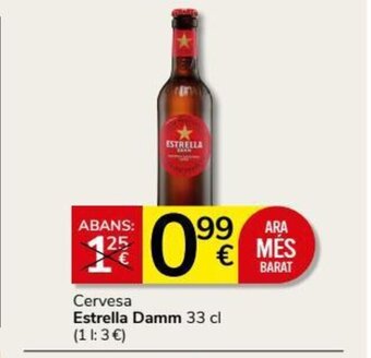 Supermercados Charter Cervesa Estrella Damm 33 cl oferta