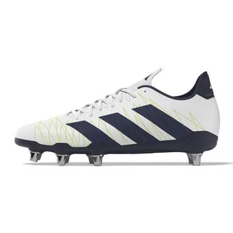 Decathlon Zapatillas de rugby adulto - adidas kakari sg 8 blanco y azul marino oferta
