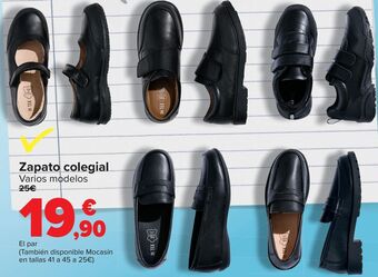Carrefour Zapato colegial oferta