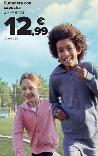 Carrefour Sudadera con capucha oferta